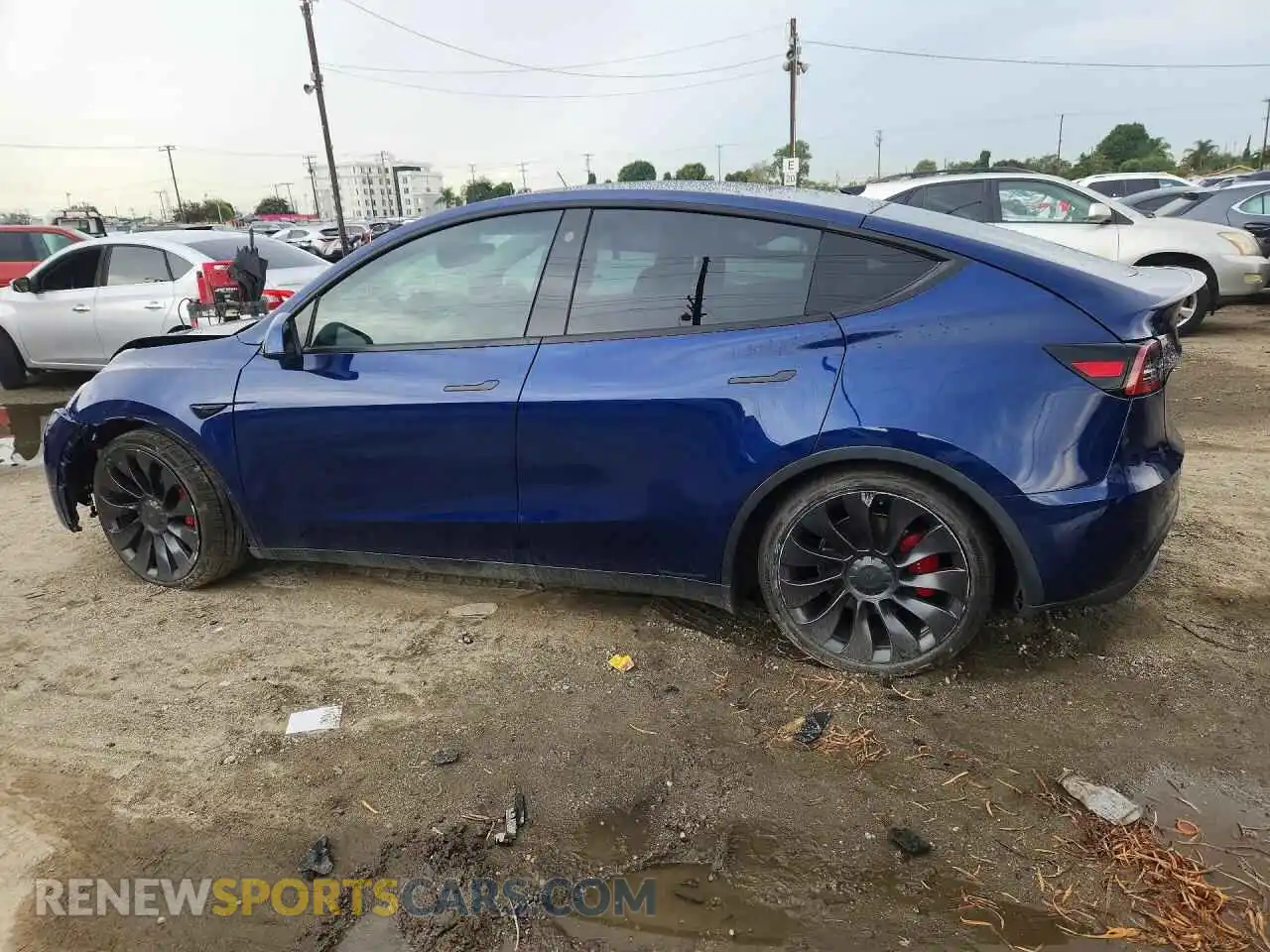 2 Фотография поврежденного автомобиля 7SAYGDEF0NF345494 TESLA MODEL Y 2022