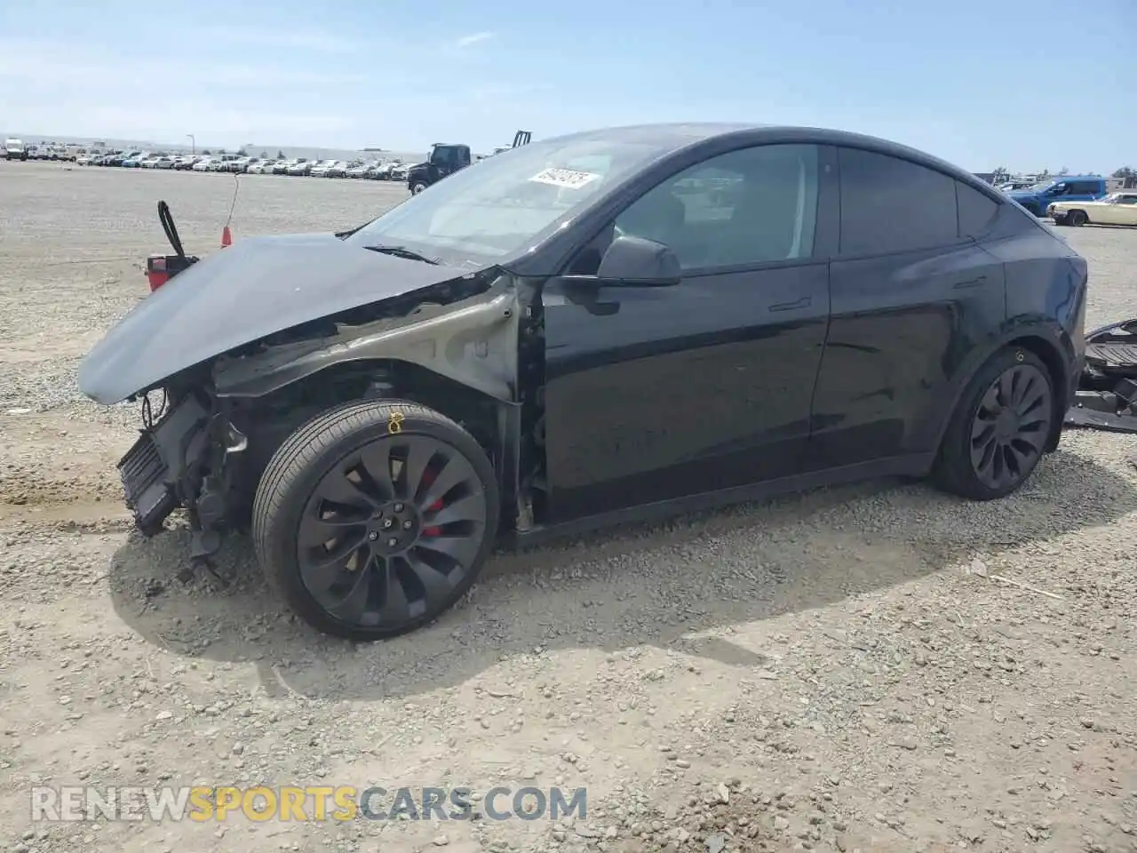 1 Photograph of a damaged car 7SAYGDEF0NF362196 TESLA MODEL Y 2022
