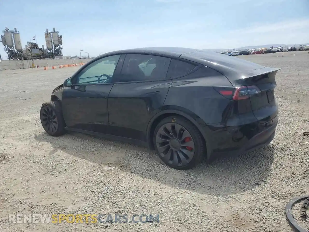 2 Photograph of a damaged car 7SAYGDEF0NF362196 TESLA MODEL Y 2022