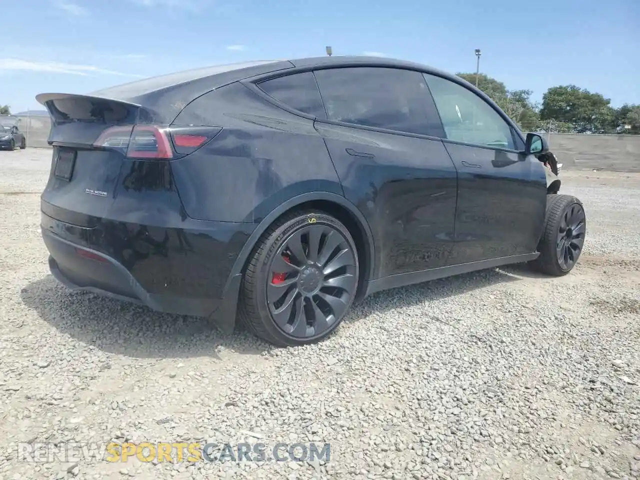 3 Photograph of a damaged car 7SAYGDEF0NF362196 TESLA MODEL Y 2022