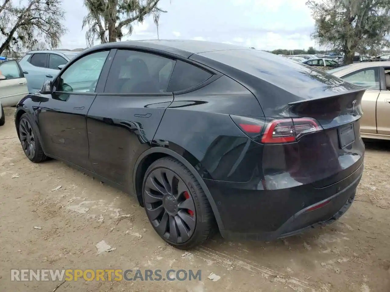 2 Photograph of a damaged car 7SAYGDEF0NF367964 TESLA MODEL Y 2022