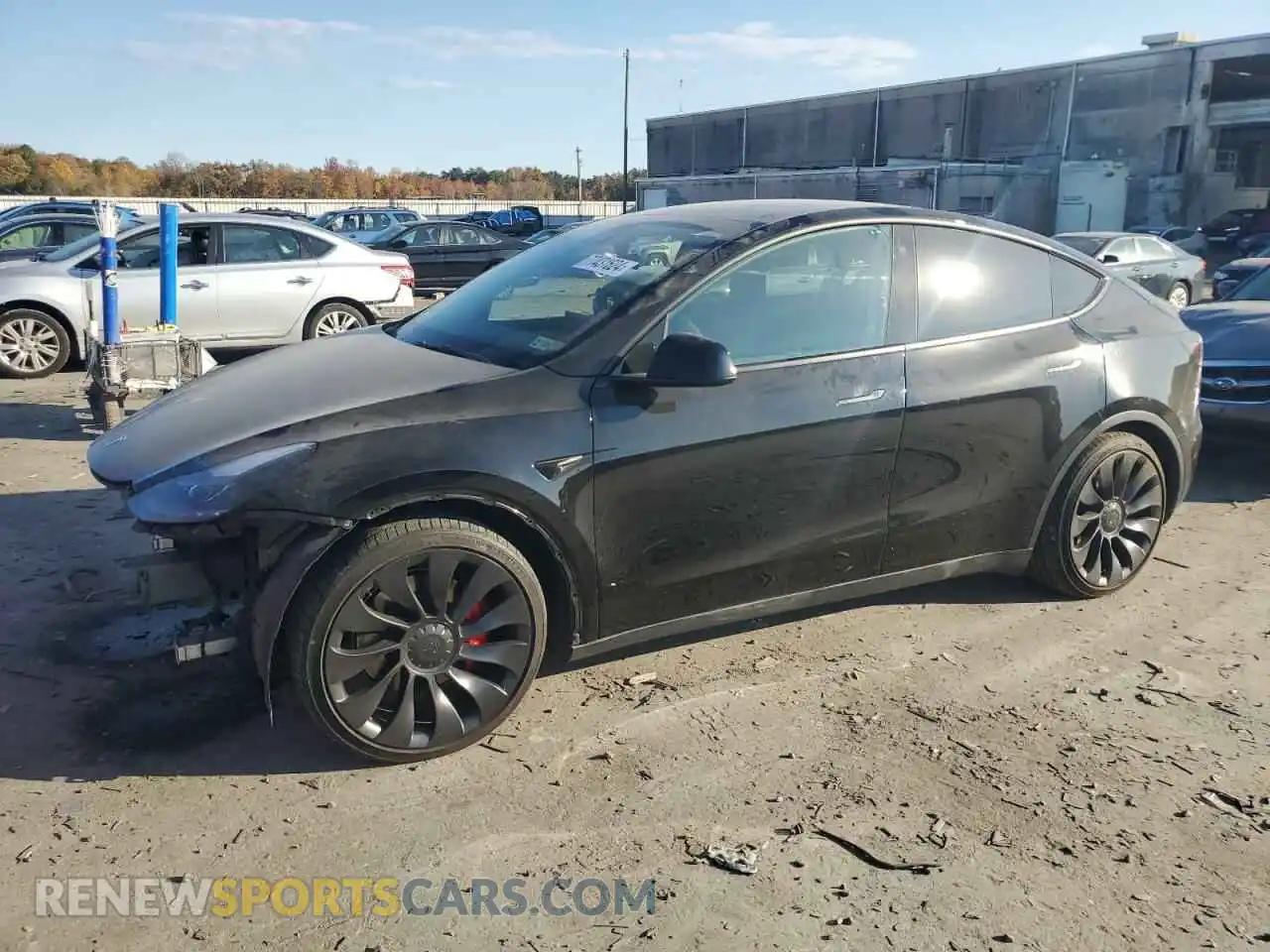 1 Photograph of a damaged car 7SAYGDEF0NF367995 TESLA MODEL Y 2022