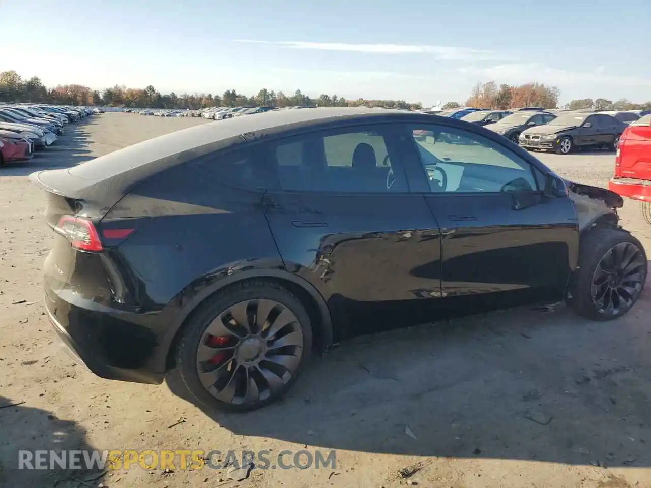 3 Photograph of a damaged car 7SAYGDEF0NF367995 TESLA MODEL Y 2022