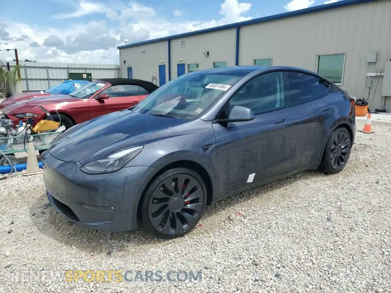 1 Photograph of a damaged car 7SAYGDEF0NF376986 TESLA MODEL Y 2022