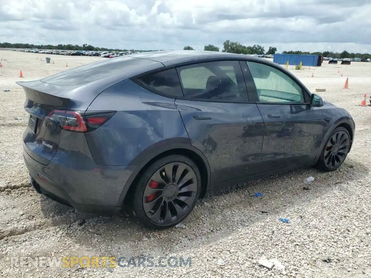3 Photograph of a damaged car 7SAYGDEF0NF376986 TESLA MODEL Y 2022