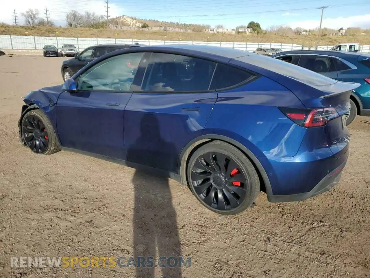 2 Photograph of a damaged car 7SAYGDEF0NF396350 TESLA MODEL Y 2022