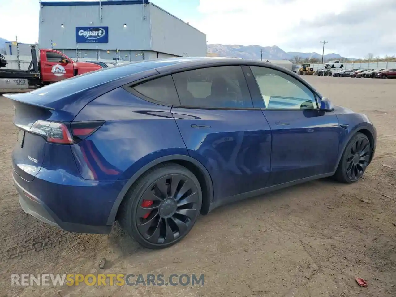 3 Photograph of a damaged car 7SAYGDEF0NF396350 TESLA MODEL Y 2022