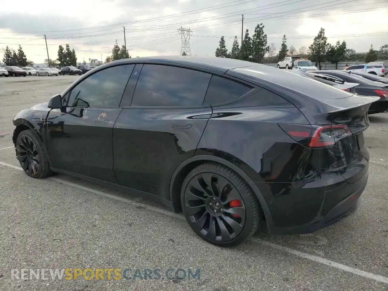 2 Photograph of a damaged car 7SAYGDEF0NF404379 TESLA MODEL Y 2022