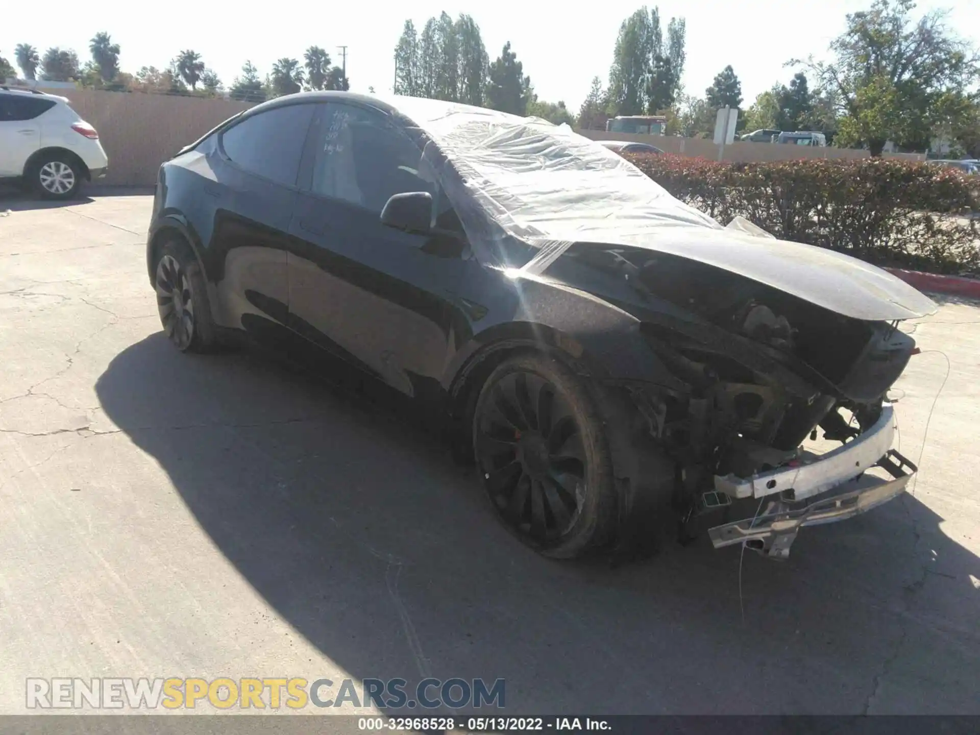 1 Photograph of a damaged car 7SAYGDEF0NF408092 TESLA MODEL Y 2022