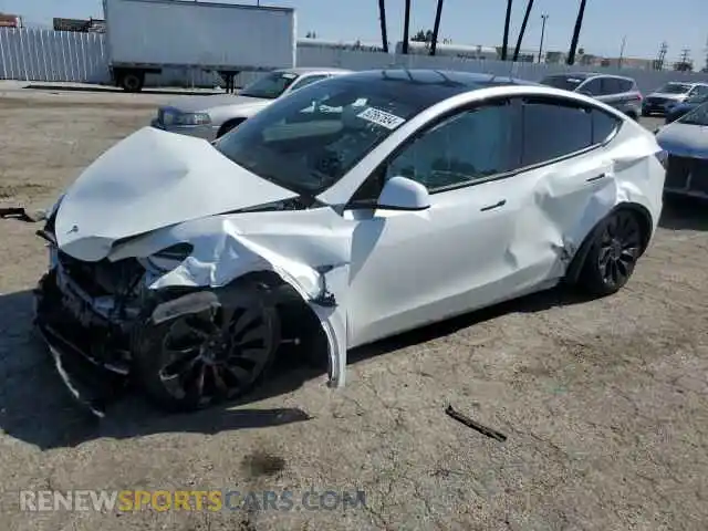 1 Photograph of a damaged car 7SAYGDEF0NF441819 TESLA MODEL Y 2022