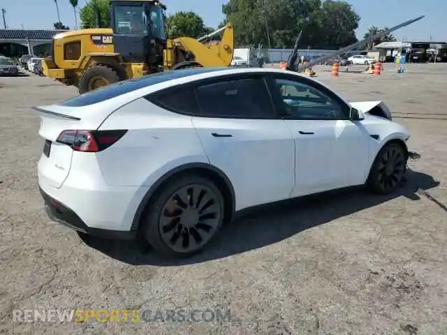 3 Photograph of a damaged car 7SAYGDEF0NF441819 TESLA MODEL Y 2022
