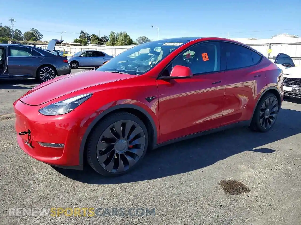 1 fotografías del automóvil dañado 7SAYGDEF0NF448978 TESLA MODEL Y 2022