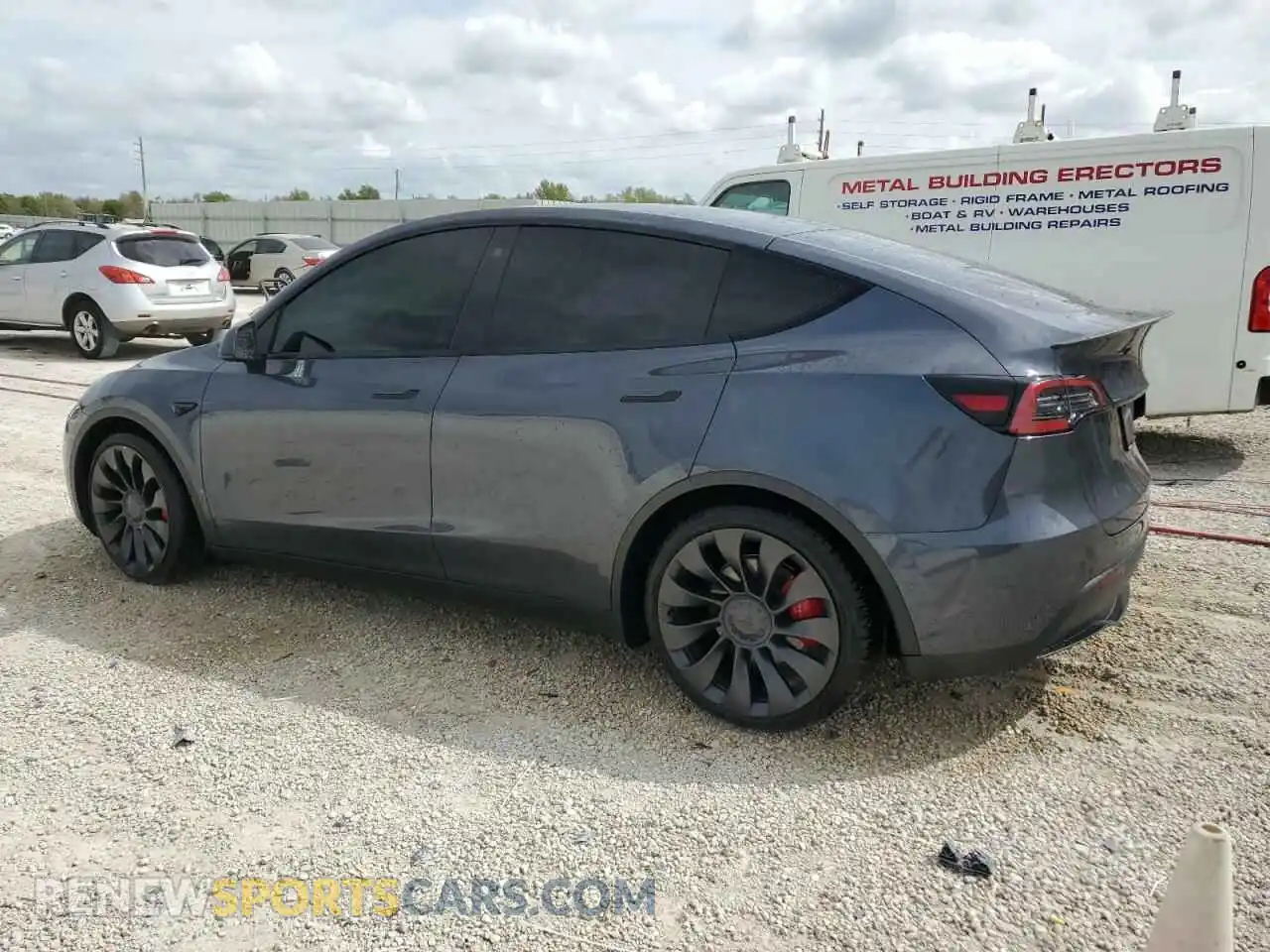 2 Photograph of a damaged car 7SAYGDEF0NF460449 TESLA MODEL Y 2022