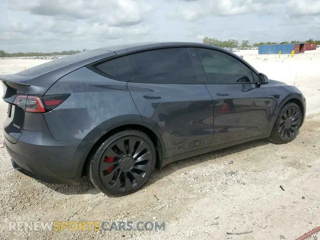 3 Photograph of a damaged car 7SAYGDEF0NF460449 TESLA MODEL Y 2022