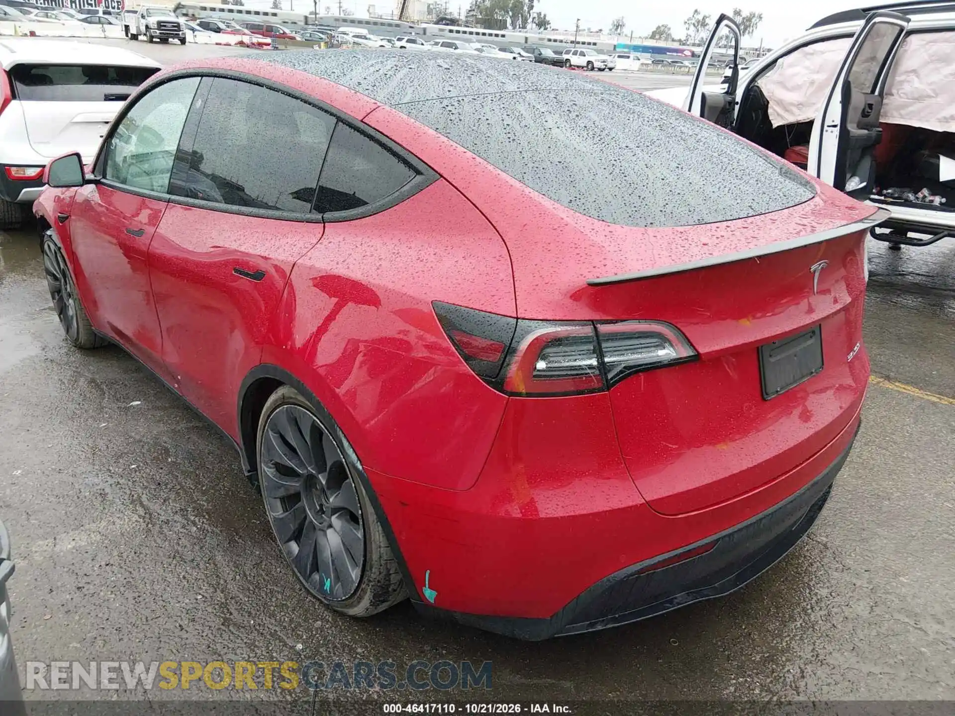 3 Photograph of a damaged car 7SAYGDEF0NF465683 TESLA MODEL Y 2022