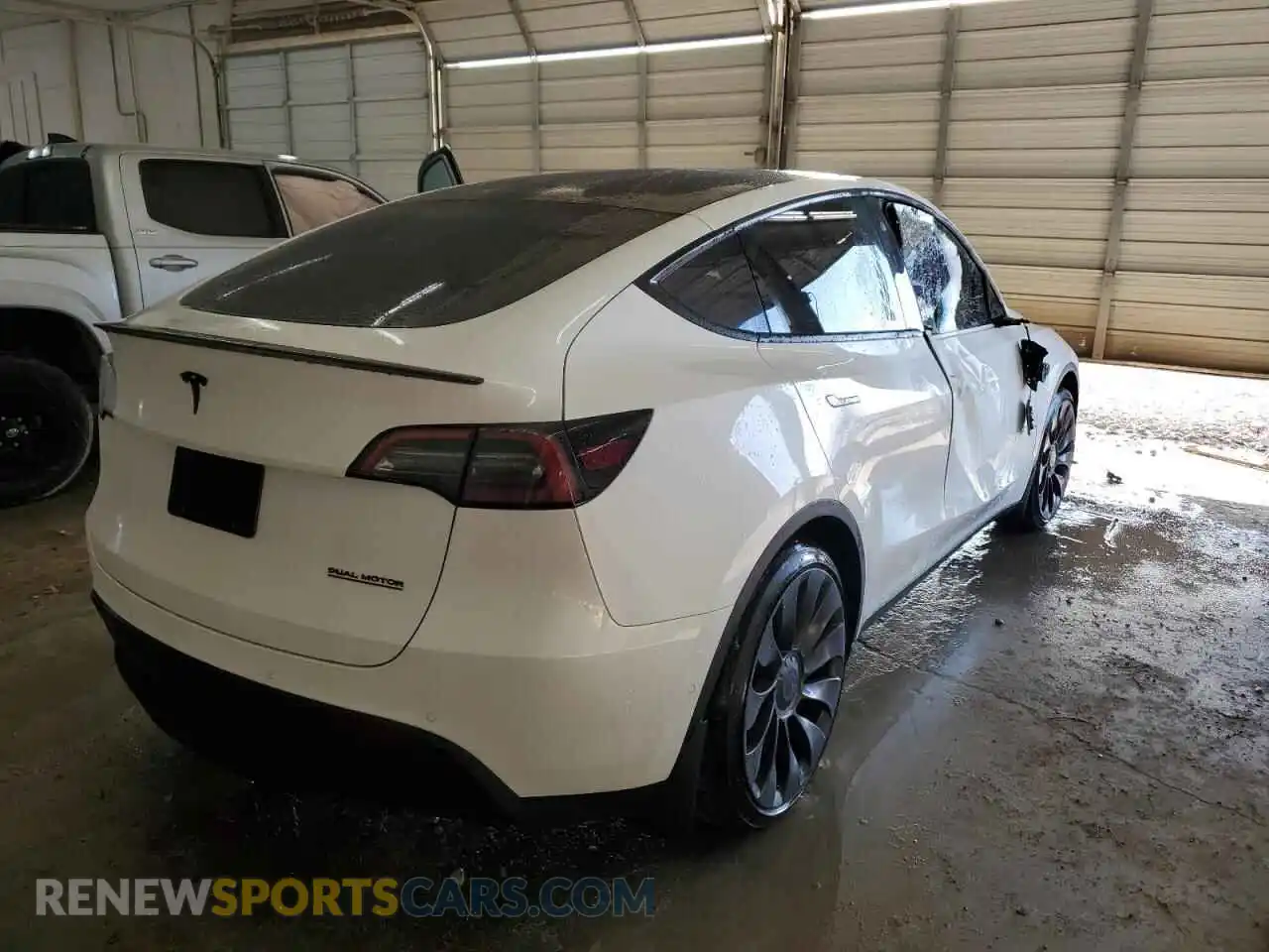 3 Фотография поврежденного автомобиля 7SAYGDEF0NF469586 TESLA MODEL Y 2022