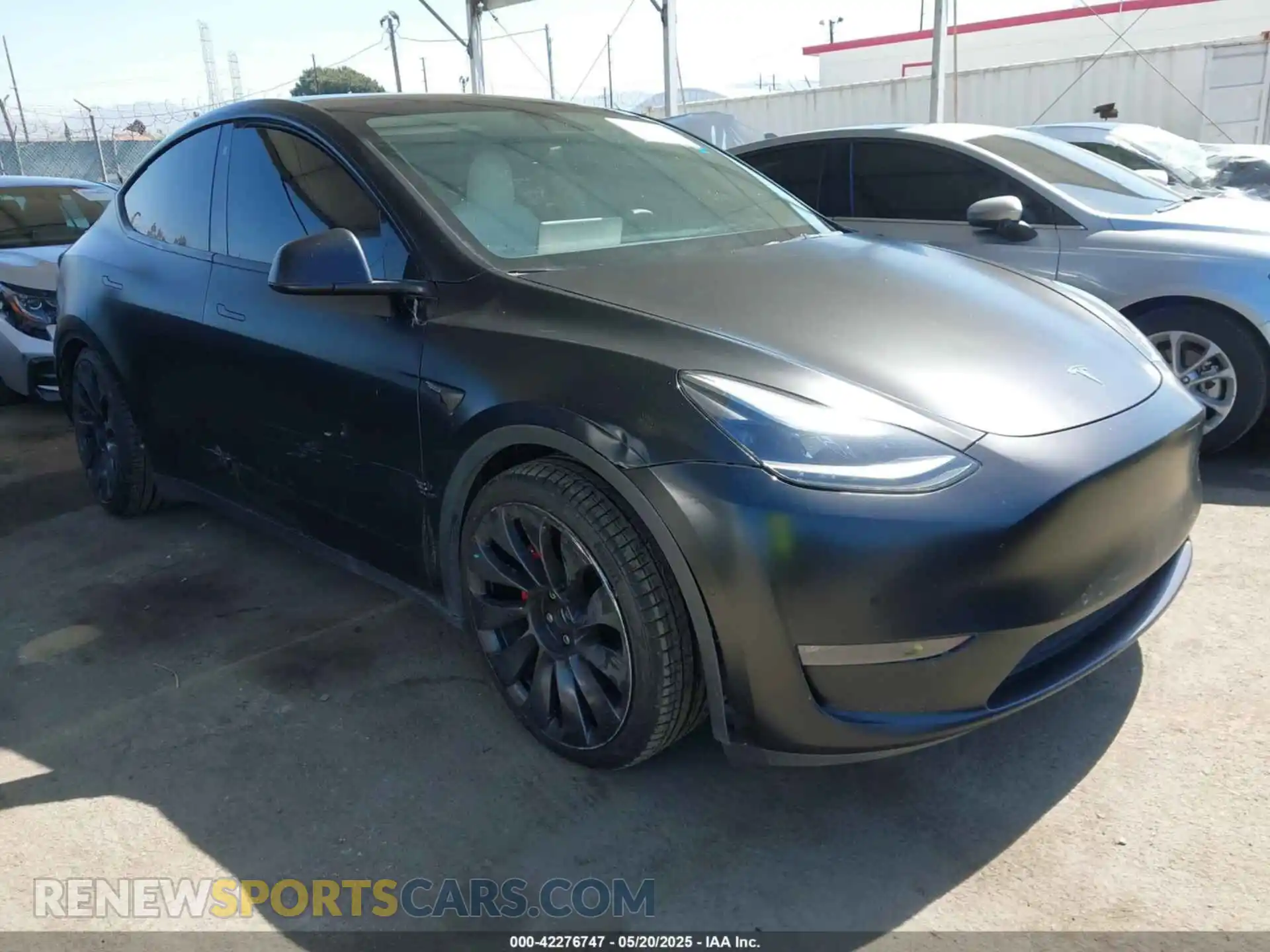 1 Photograph of a damaged car 7SAYGDEF0NF491586 TESLA MODEL Y 2022