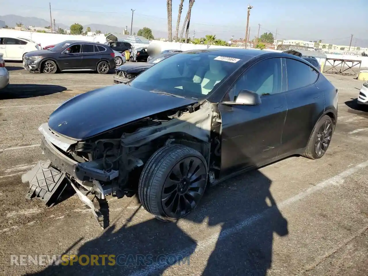 1 Photograph of a damaged car 7SAYGDEF0NF494908 TESLA MODEL Y 2022