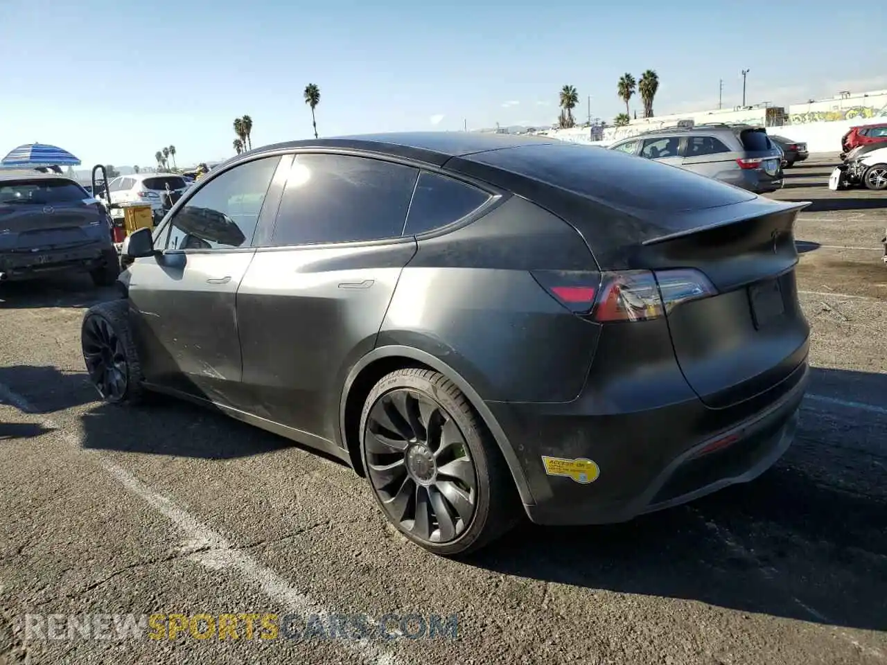 2 Photograph of a damaged car 7SAYGDEF0NF494908 TESLA MODEL Y 2022