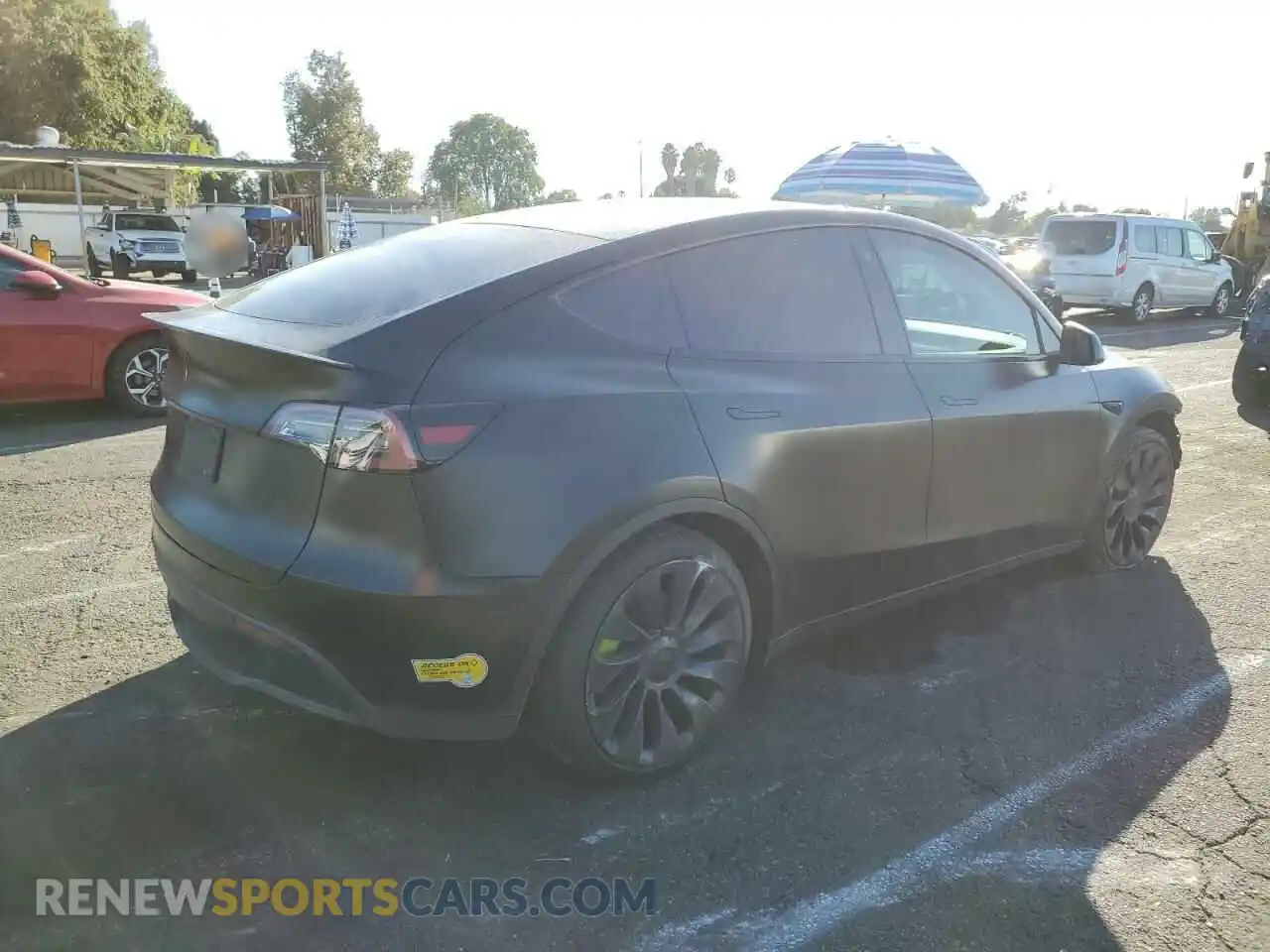 3 Photograph of a damaged car 7SAYGDEF0NF494908 TESLA MODEL Y 2022