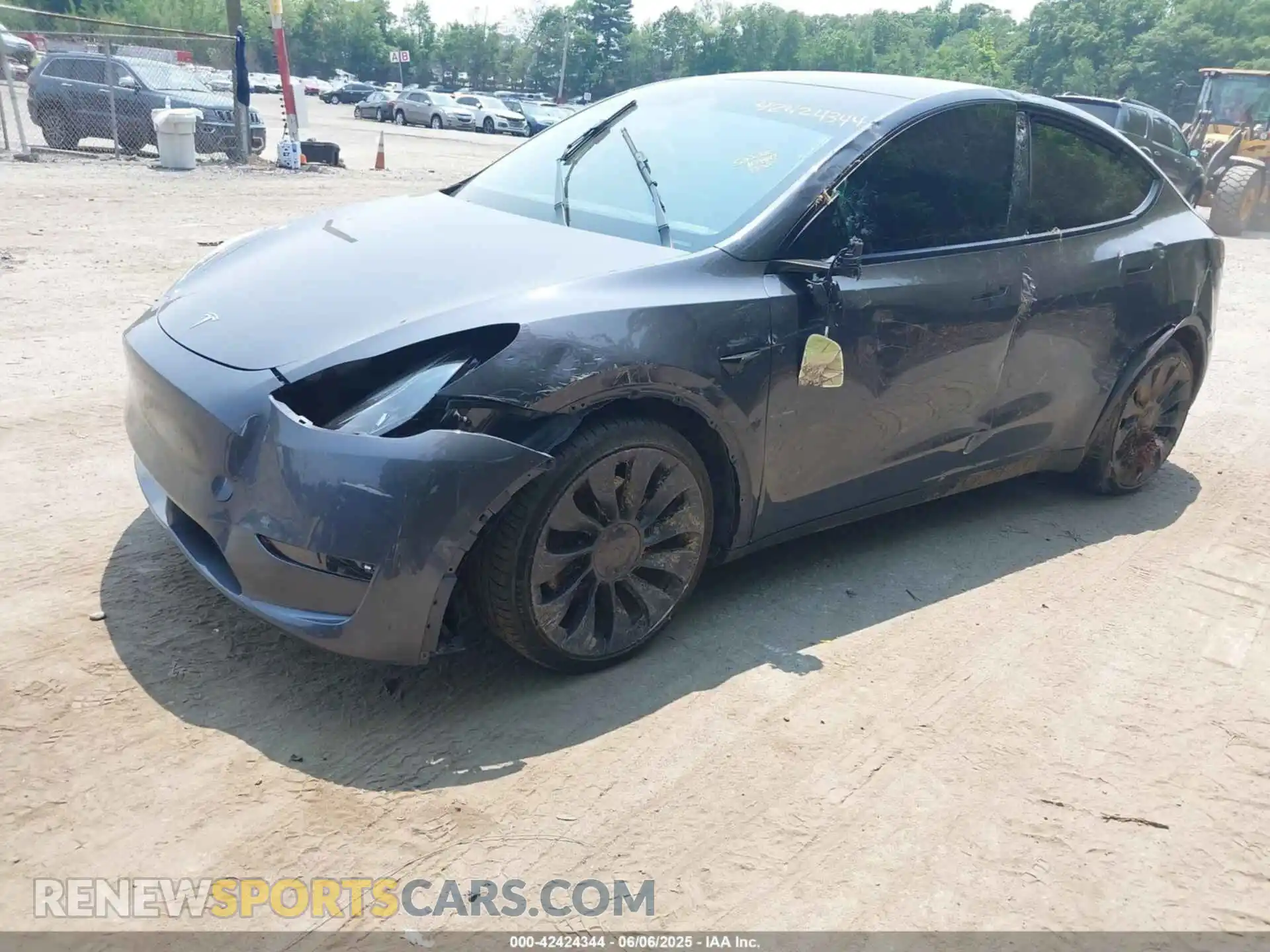2 Photograph of a damaged car 7SAYGDEF0NF516938 TESLA MODEL Y 2022