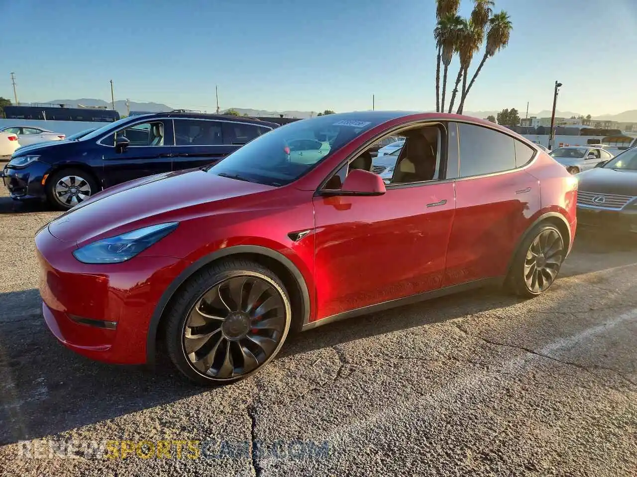 1 Photograph of a damaged car 7SAYGDEF0NF520617 TESLA MODEL Y 2022