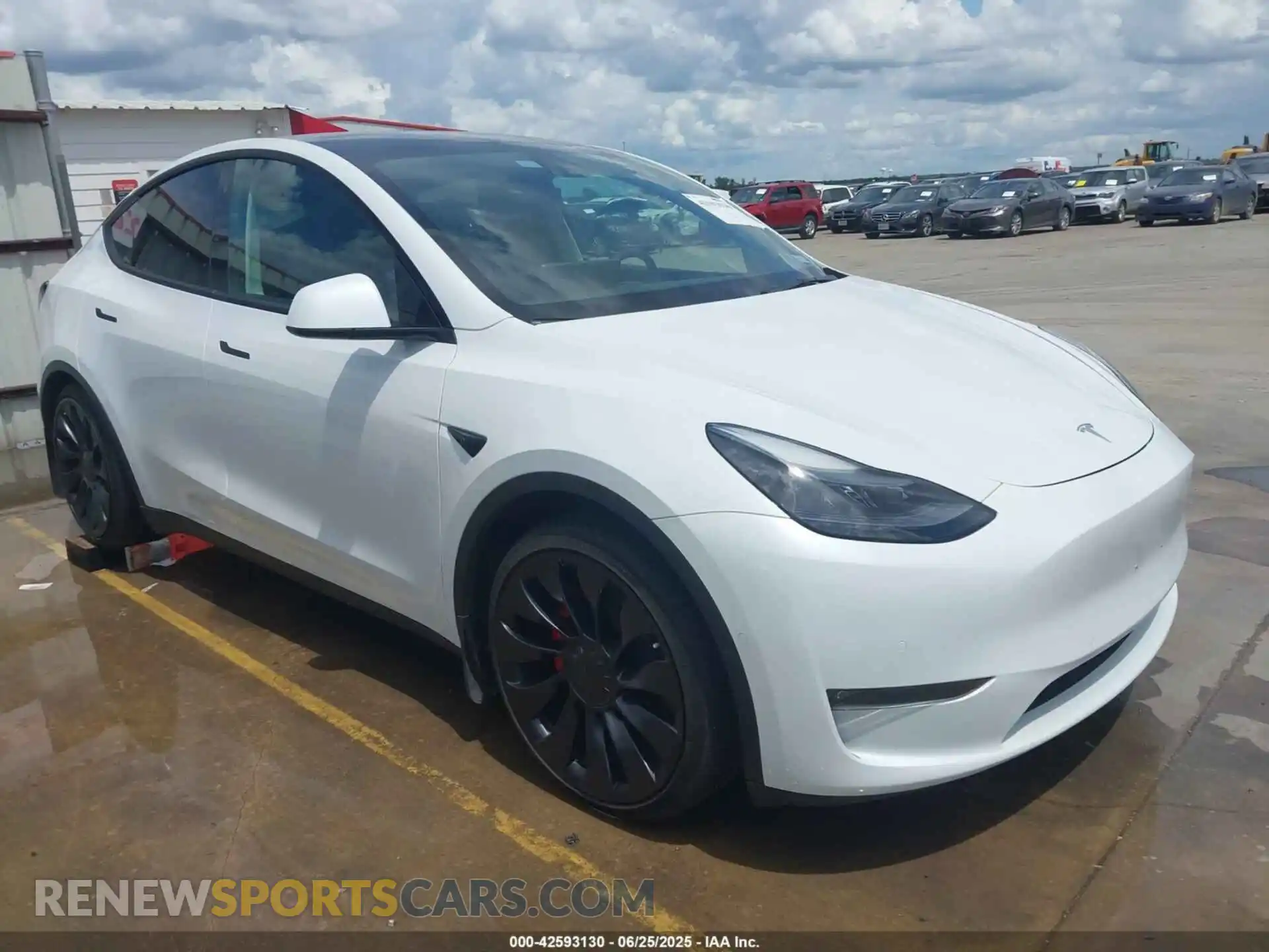 1 Photograph of a damaged car 7SAYGDEF0NF530905 TESLA MODEL Y 2022
