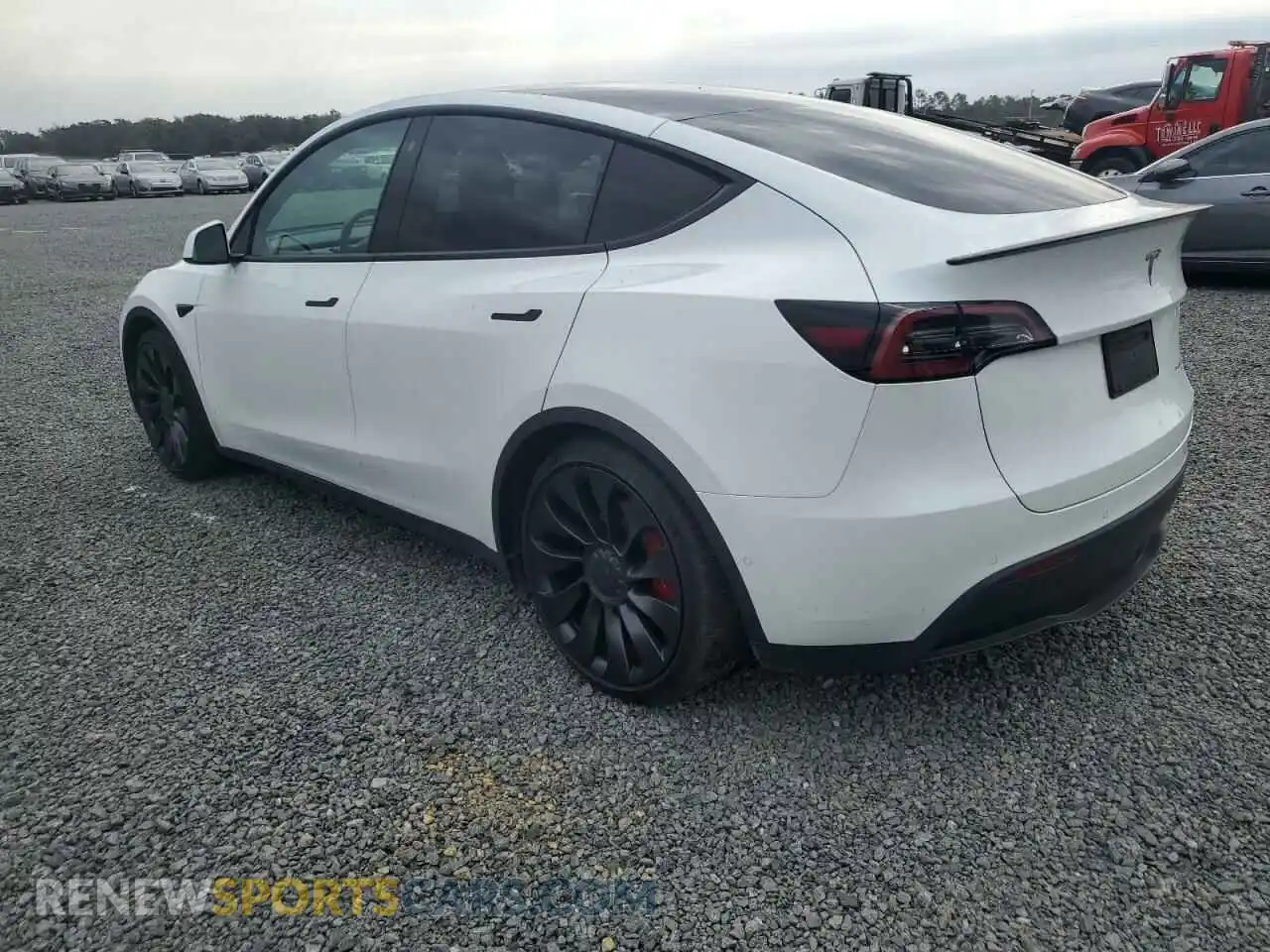 2 Photograph of a damaged car 7SAYGDEF0NF532881 TESLA MODEL Y 2022