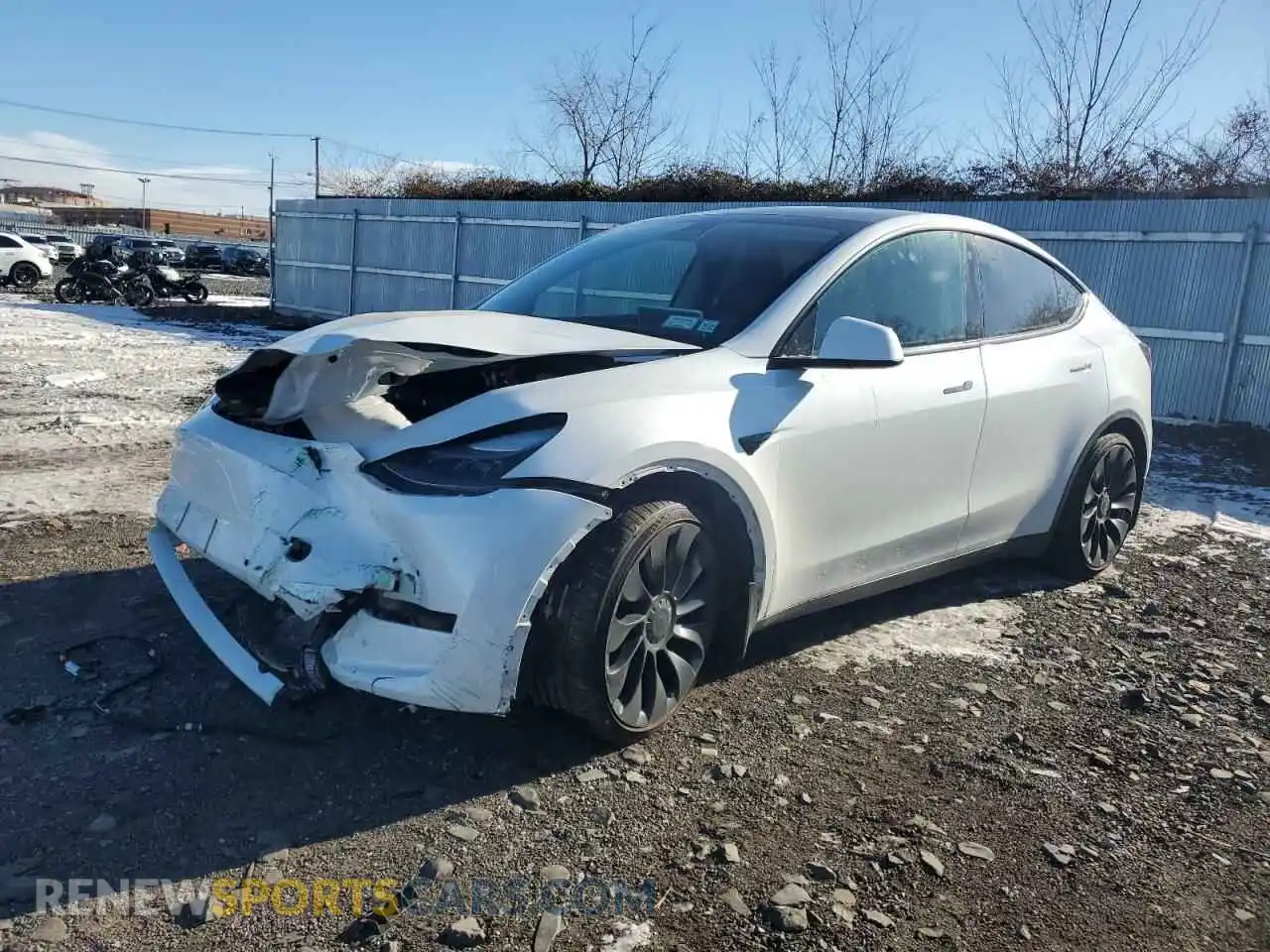 1 fotografías del automóvil dañado 7SAYGDEF0NF539460 TESLA MODEL Y 2022