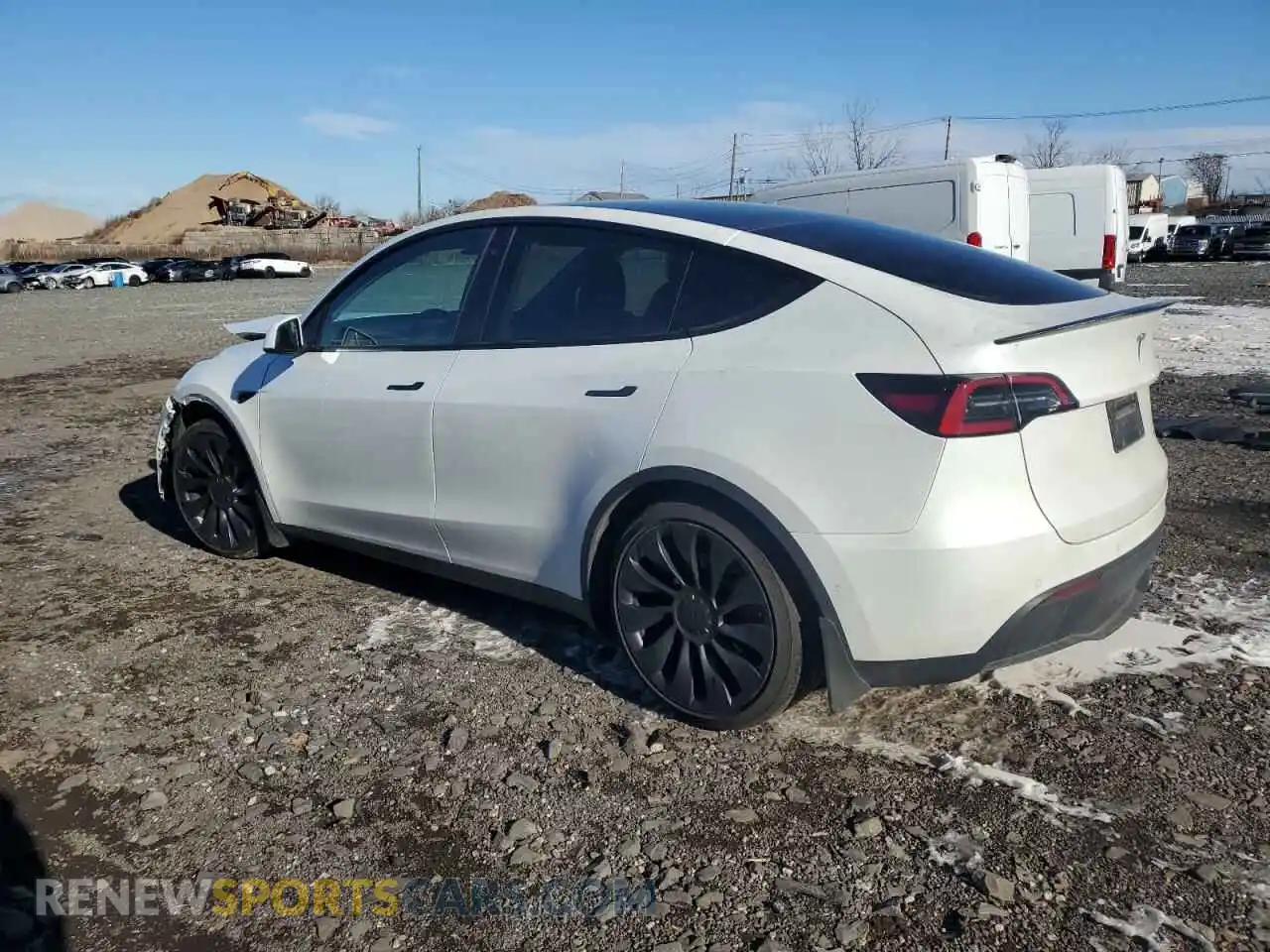 2 fotografías del automóvil dañado 7SAYGDEF0NF539460 TESLA MODEL Y 2022