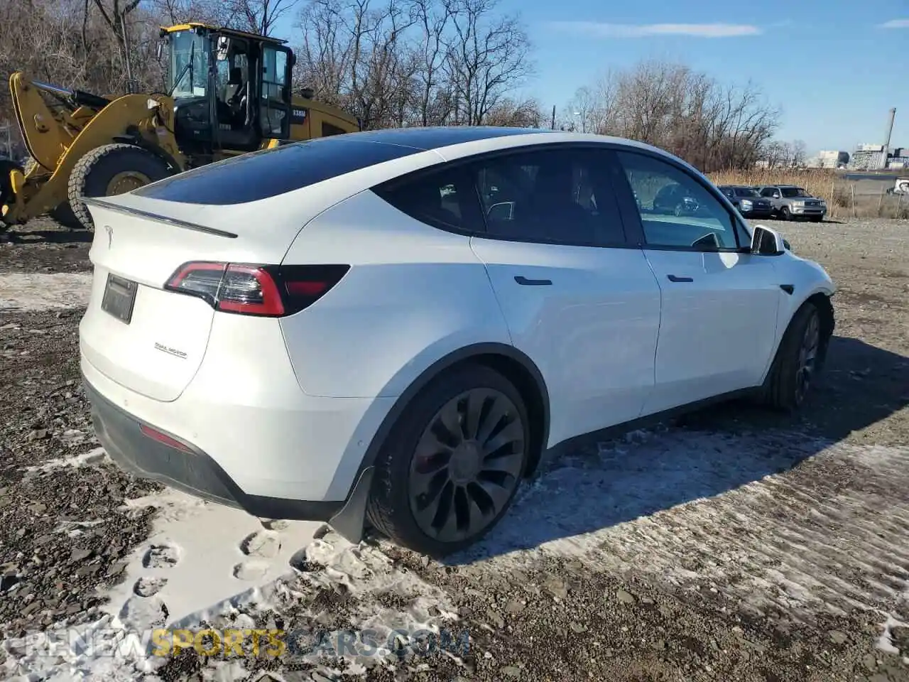 3 fotografías del automóvil dañado 7SAYGDEF0NF539460 TESLA MODEL Y 2022