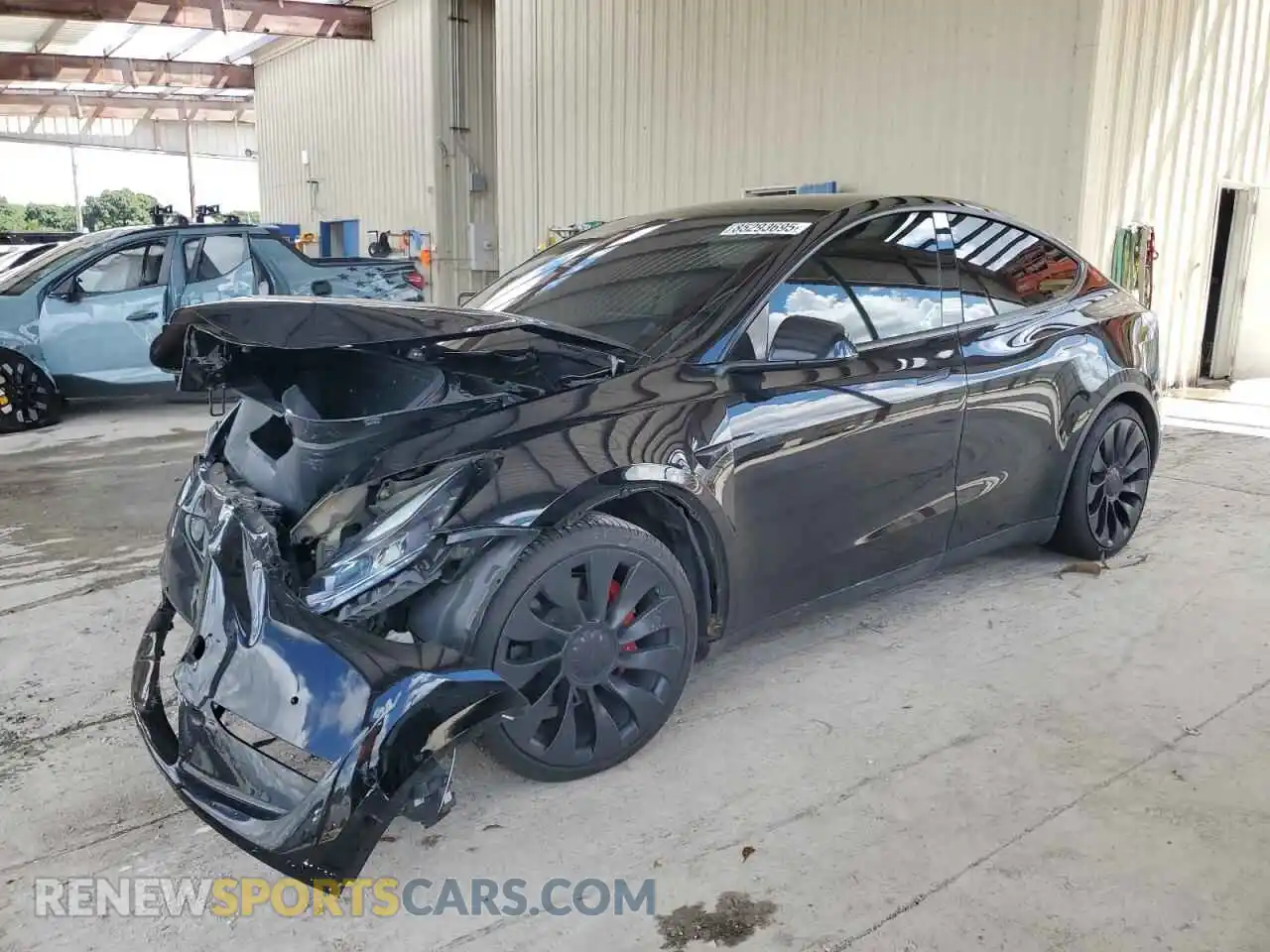 1 Photograph of a damaged car 7SAYGDEF0NF572118 TESLA MODEL Y 2022
