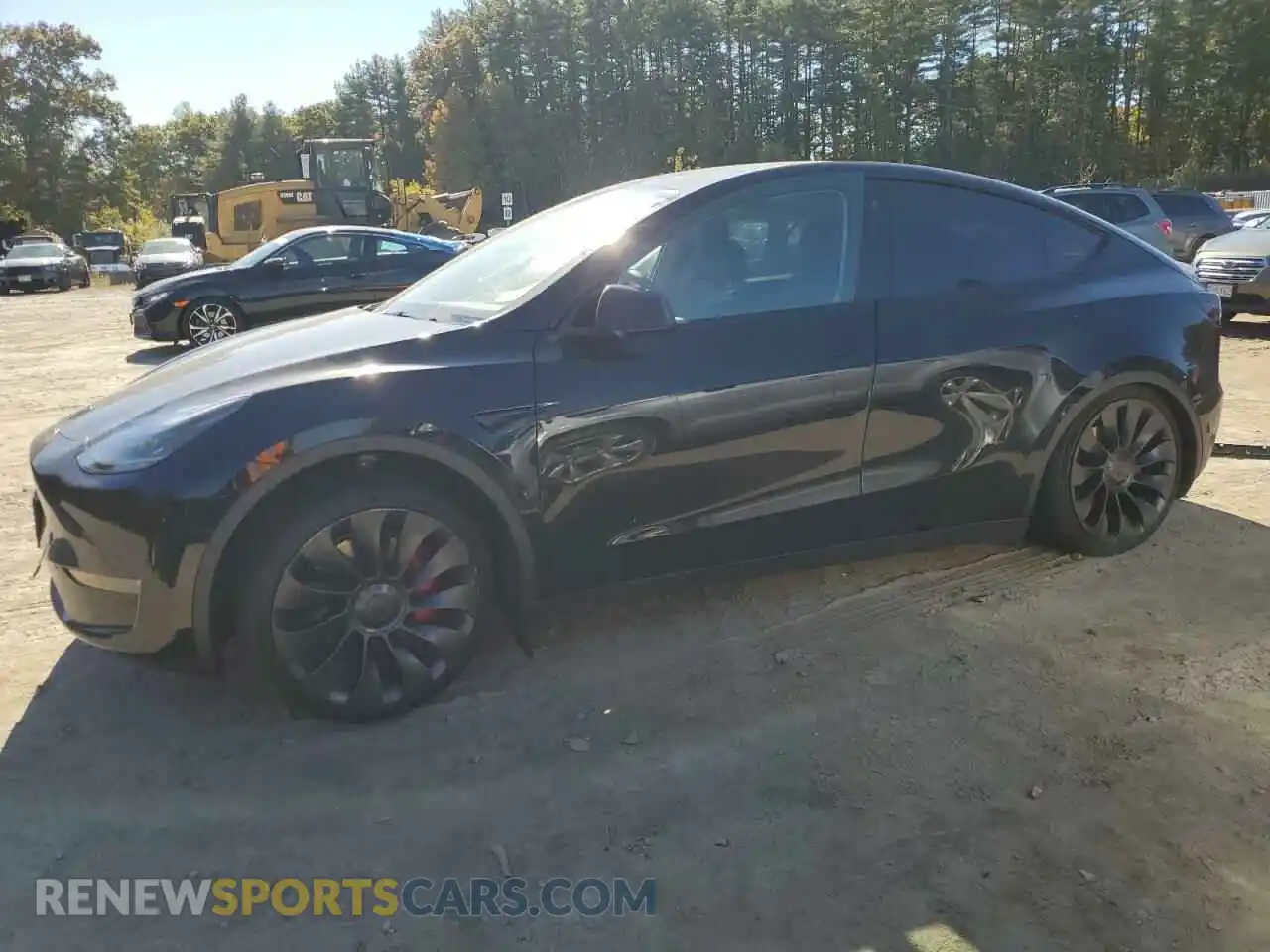 1 Photograph of a damaged car 7SAYGDEF0NF572135 TESLA MODEL Y 2022