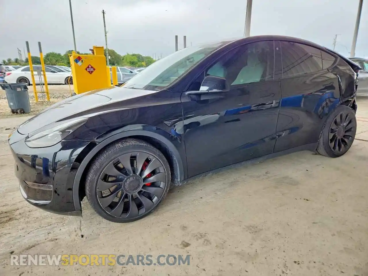 1 Photograph of a damaged car 7SAYGDEF0NF576394 TESLA MODEL Y 2022