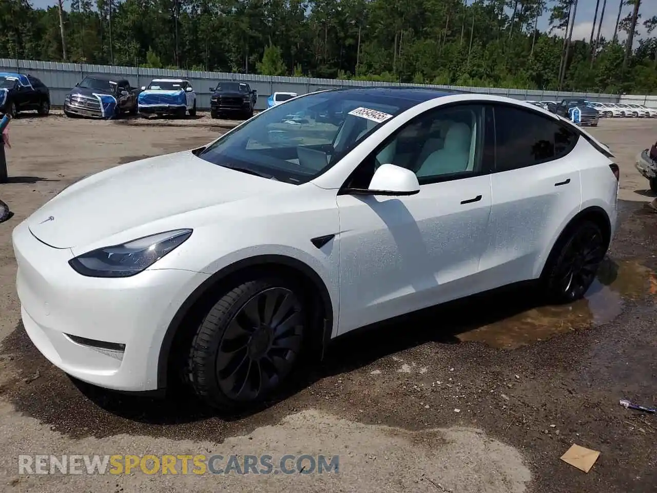 1 Photograph of a damaged car 7SAYGDEF1NF326310 TESLA MODEL Y 2022