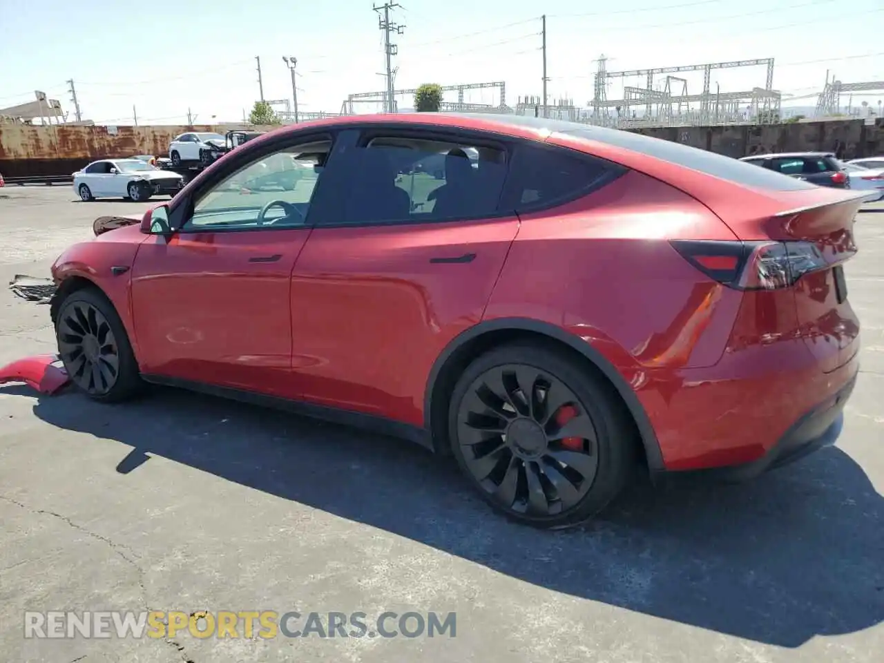 2 Photograph of a damaged car 7SAYGDEF1NF341003 TESLA MODEL Y 2022