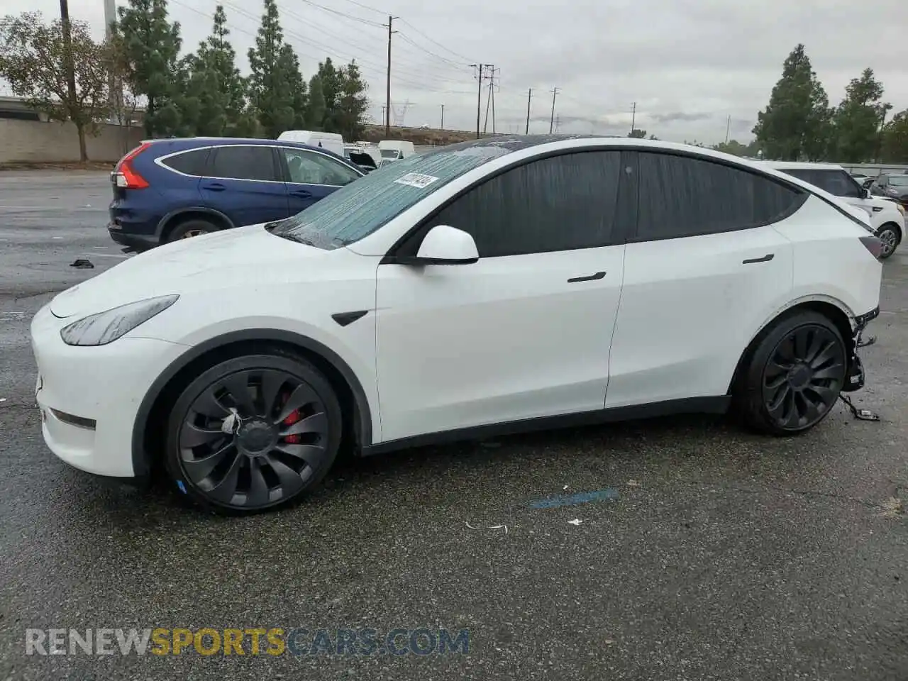 1 Фотография поврежденного автомобиля 7SAYGDEF1NF346394 TESLA MODEL Y 2022