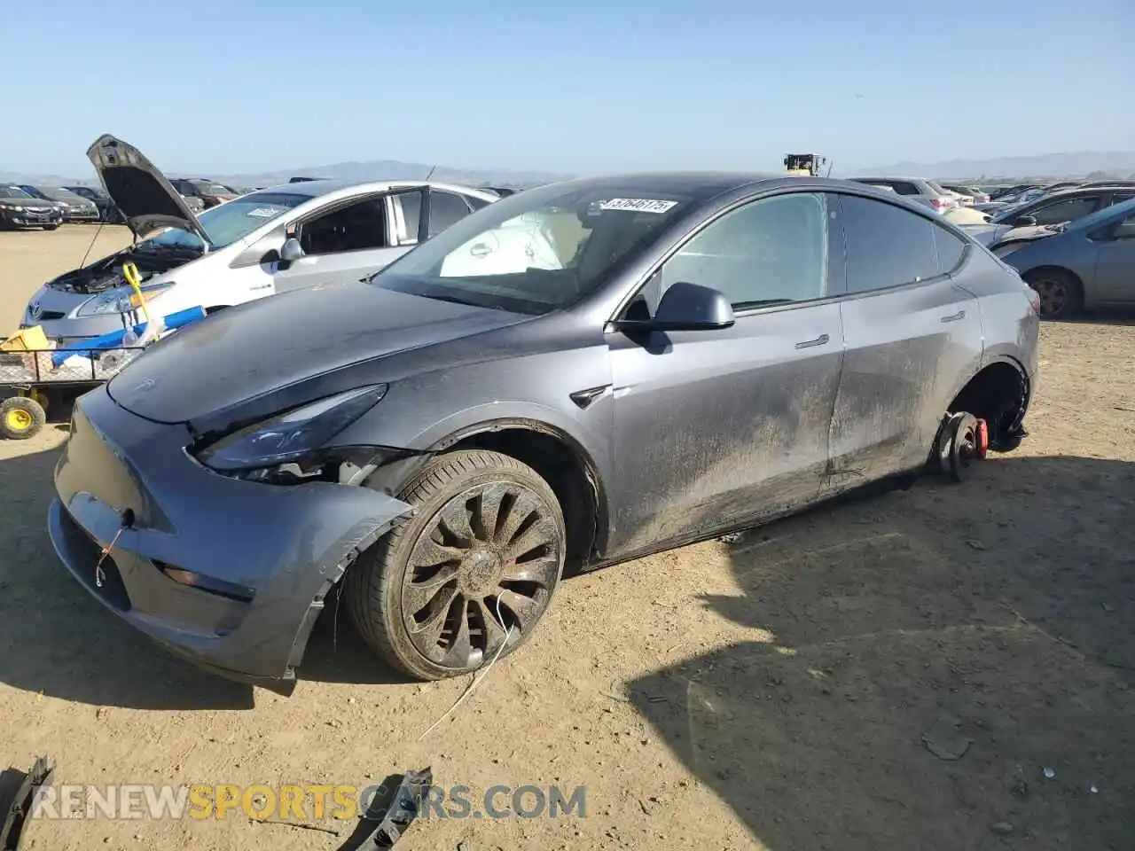 1 Photograph of a damaged car 7SAYGDEF1NF347903 TESLA MODEL Y 2022