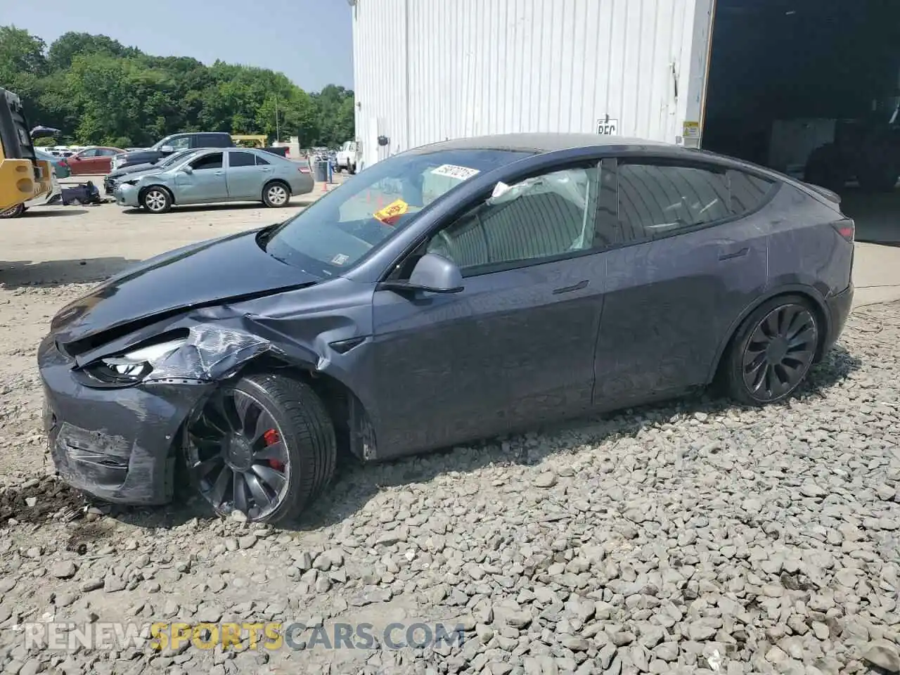 1 Photograph of a damaged car 7SAYGDEF1NF374891 TESLA MODEL Y 2022