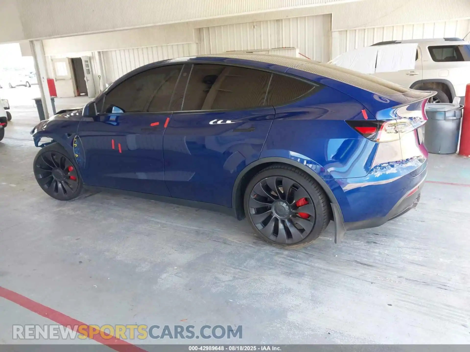 3 Photograph of a damaged car 7SAYGDEF1NF377256 TESLA MODEL Y 2022