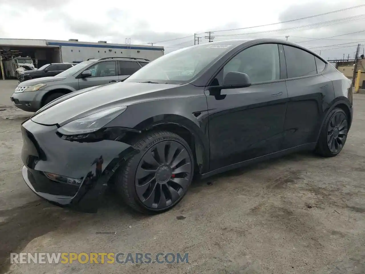 1 Photograph of a damaged car 7SAYGDEF1NF395613 TESLA MODEL Y 2022