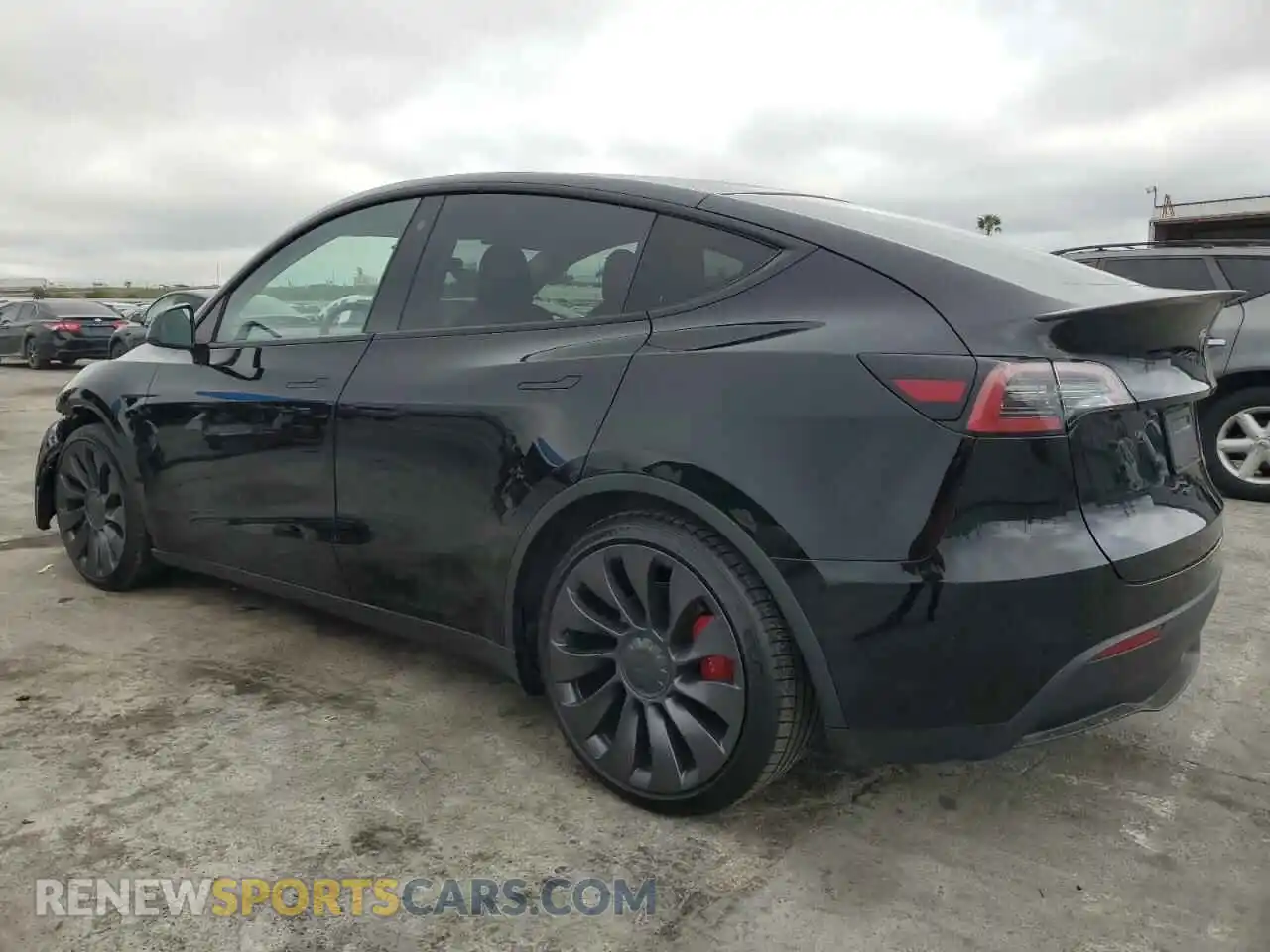 2 Photograph of a damaged car 7SAYGDEF1NF395613 TESLA MODEL Y 2022
