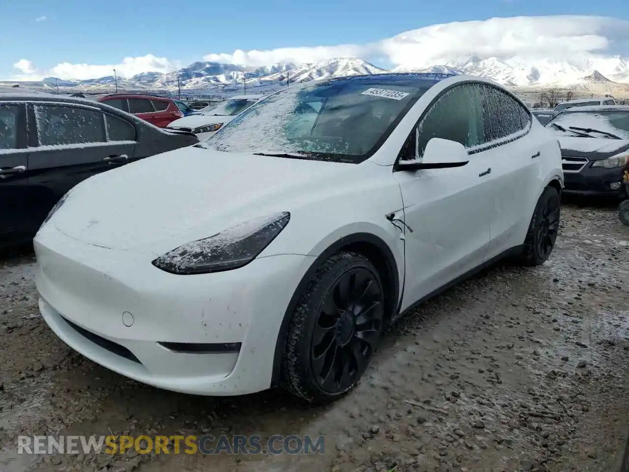 1 Photograph of a damaged car 7SAYGDEF1NF399743 TESLA MODEL Y 2022