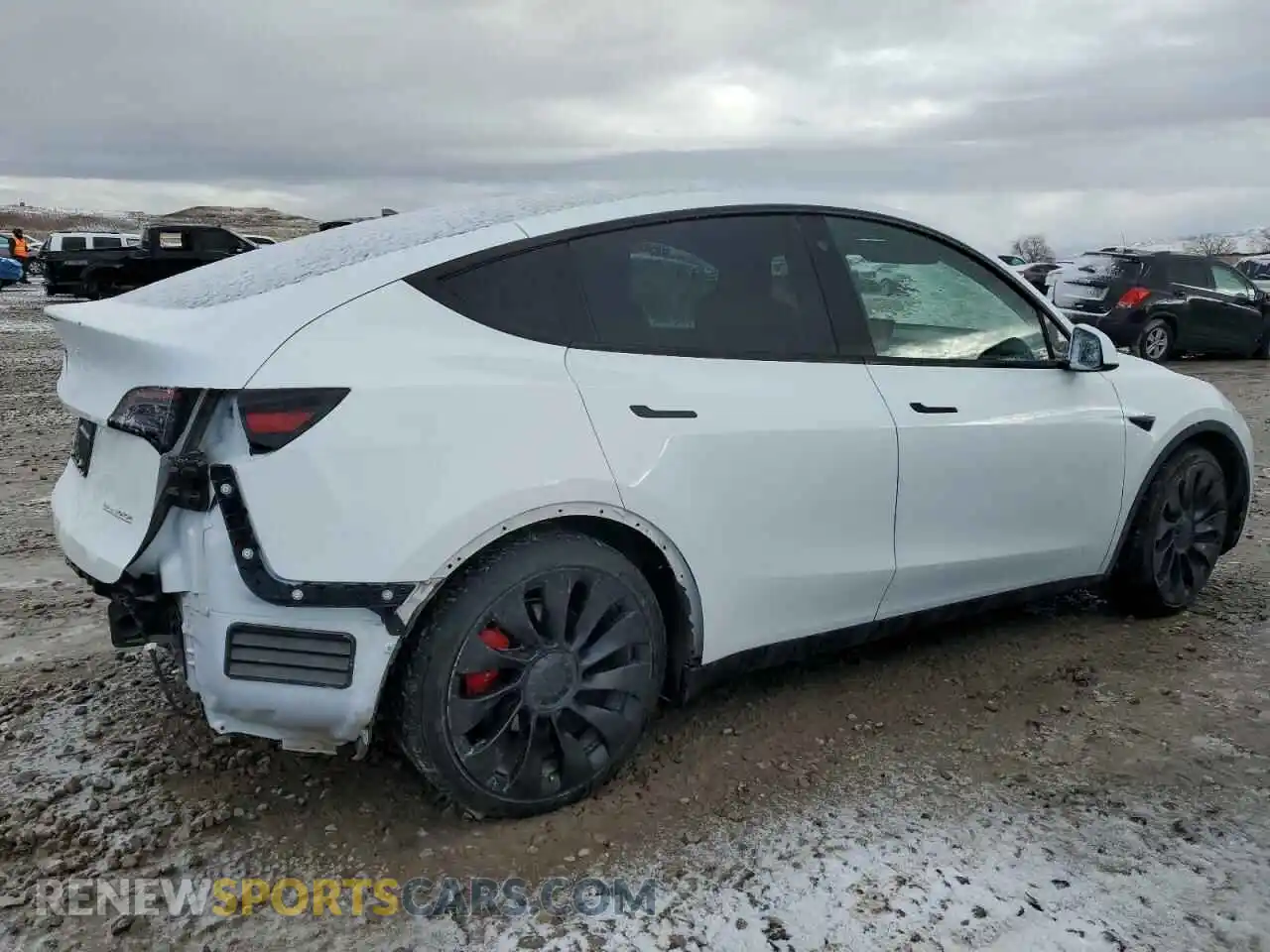 3 Photograph of a damaged car 7SAYGDEF1NF399743 TESLA MODEL Y 2022