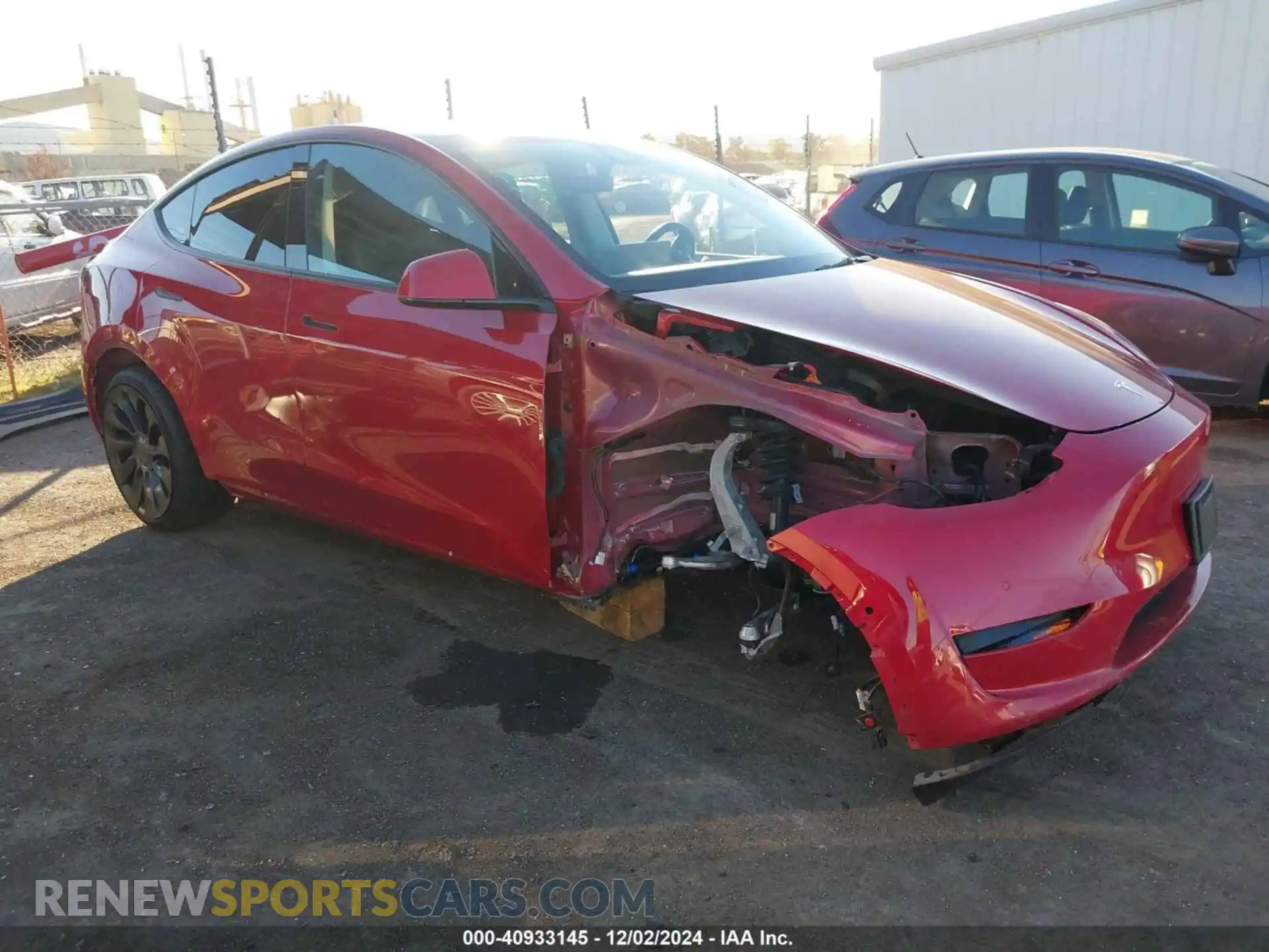 1 Photograph of a damaged car 7SAYGDEF1NF405119 TESLA MODEL Y 2022