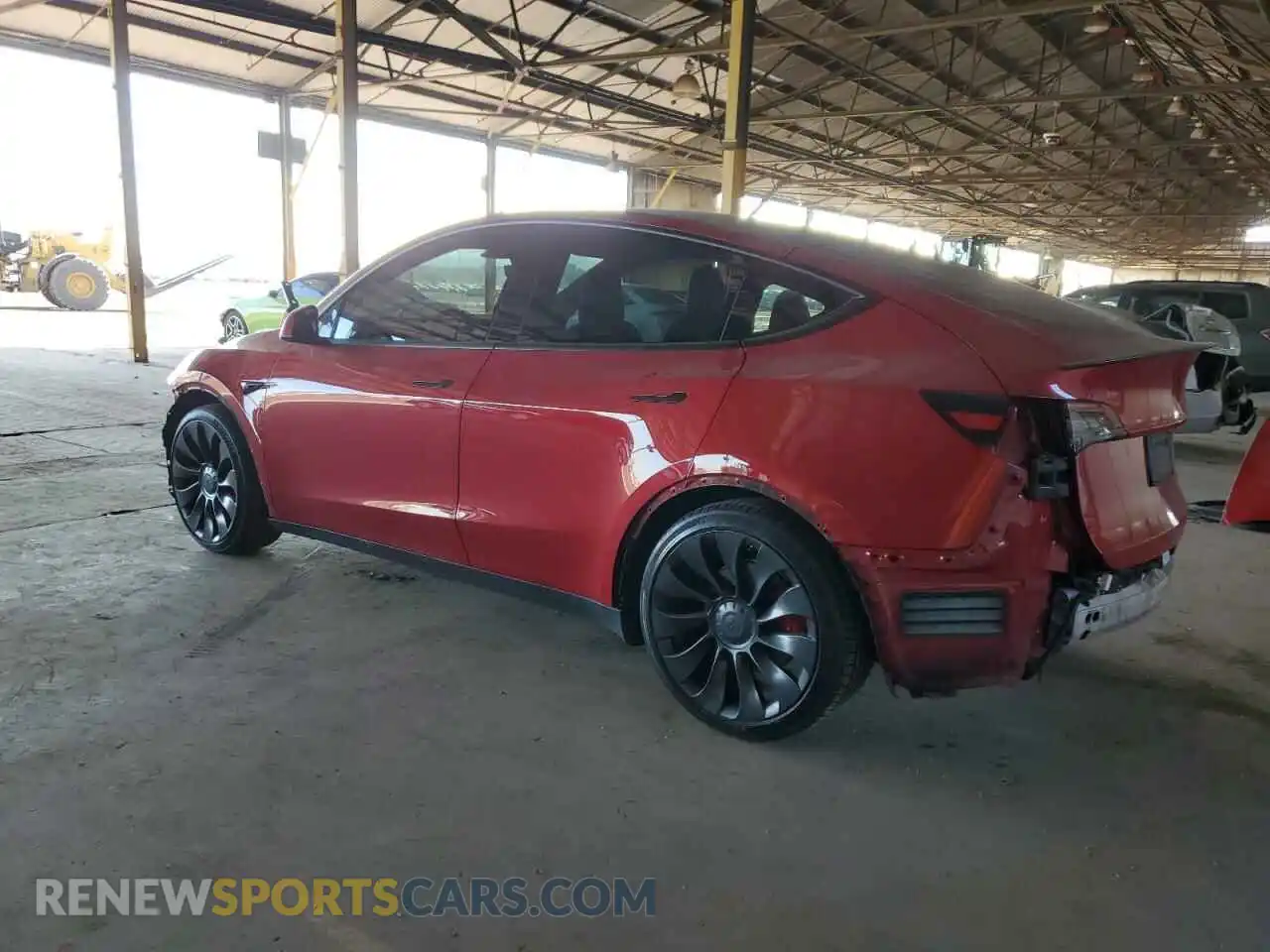 2 Photograph of a damaged car 7SAYGDEF1NF406481 TESLA MODEL Y 2022