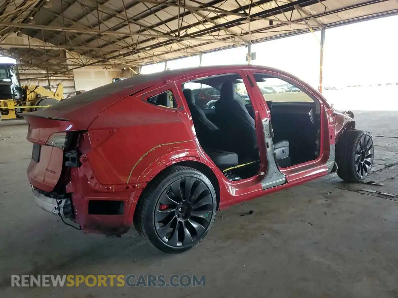 3 Photograph of a damaged car 7SAYGDEF1NF406481 TESLA MODEL Y 2022