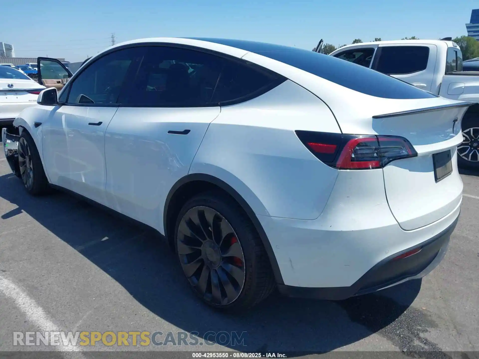 3 Photograph of a damaged car 7SAYGDEF1NF452425 TESLA MODEL Y 2022