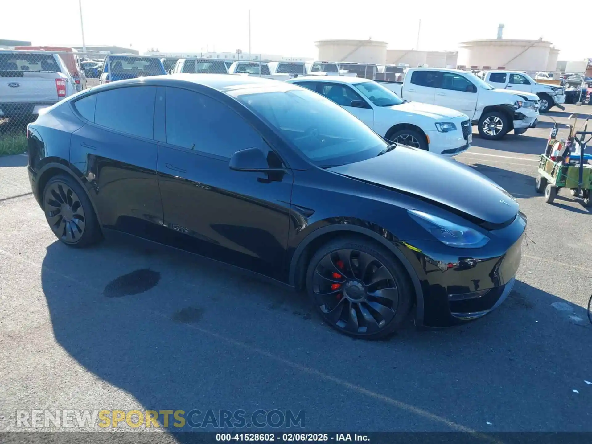 1 Photograph of a damaged car 7SAYGDEF1NF453526 TESLA MODEL Y 2022
