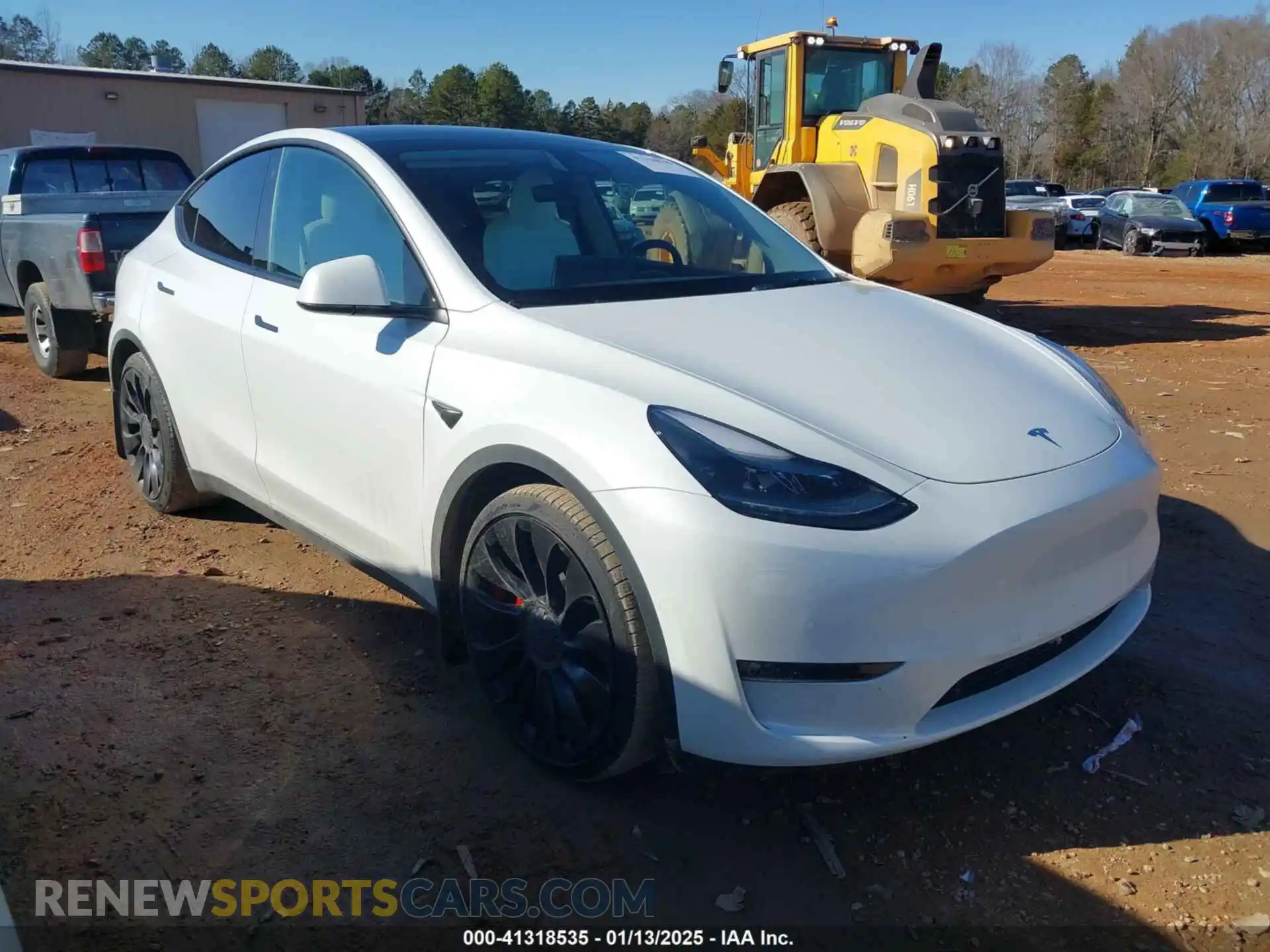 1 Photograph of a damaged car 7SAYGDEF1NF457432 TESLA MODEL Y 2022